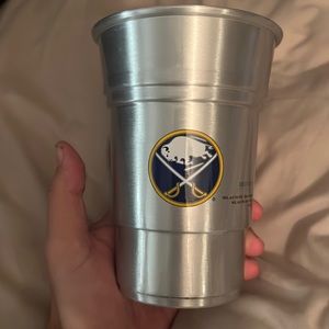 Buffalo Sabres / Coors light aluminum shaker New.